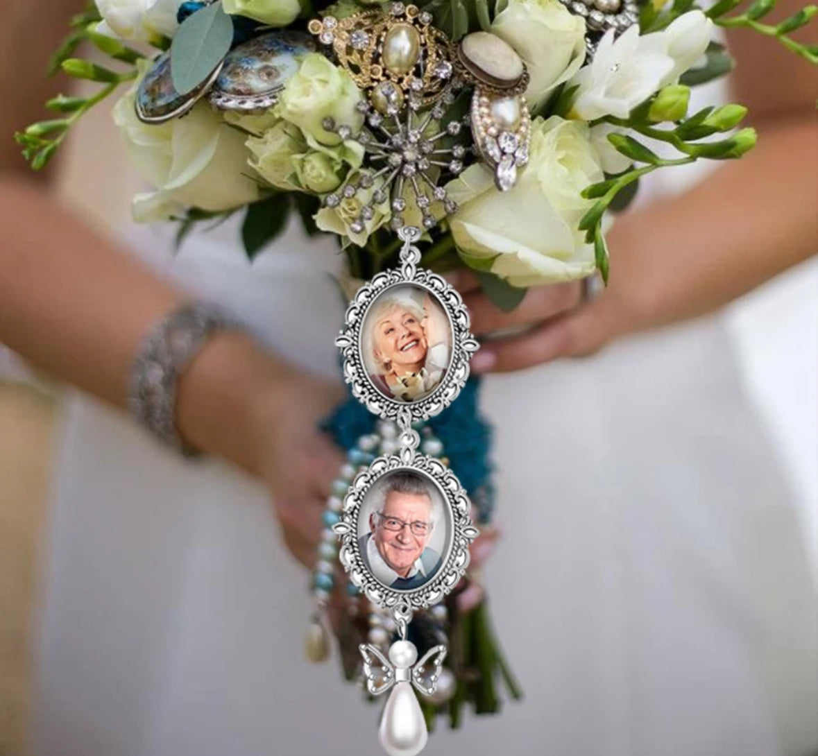 Mini- Photo Frame. Bridal bouquet Accessories. Custom Order.