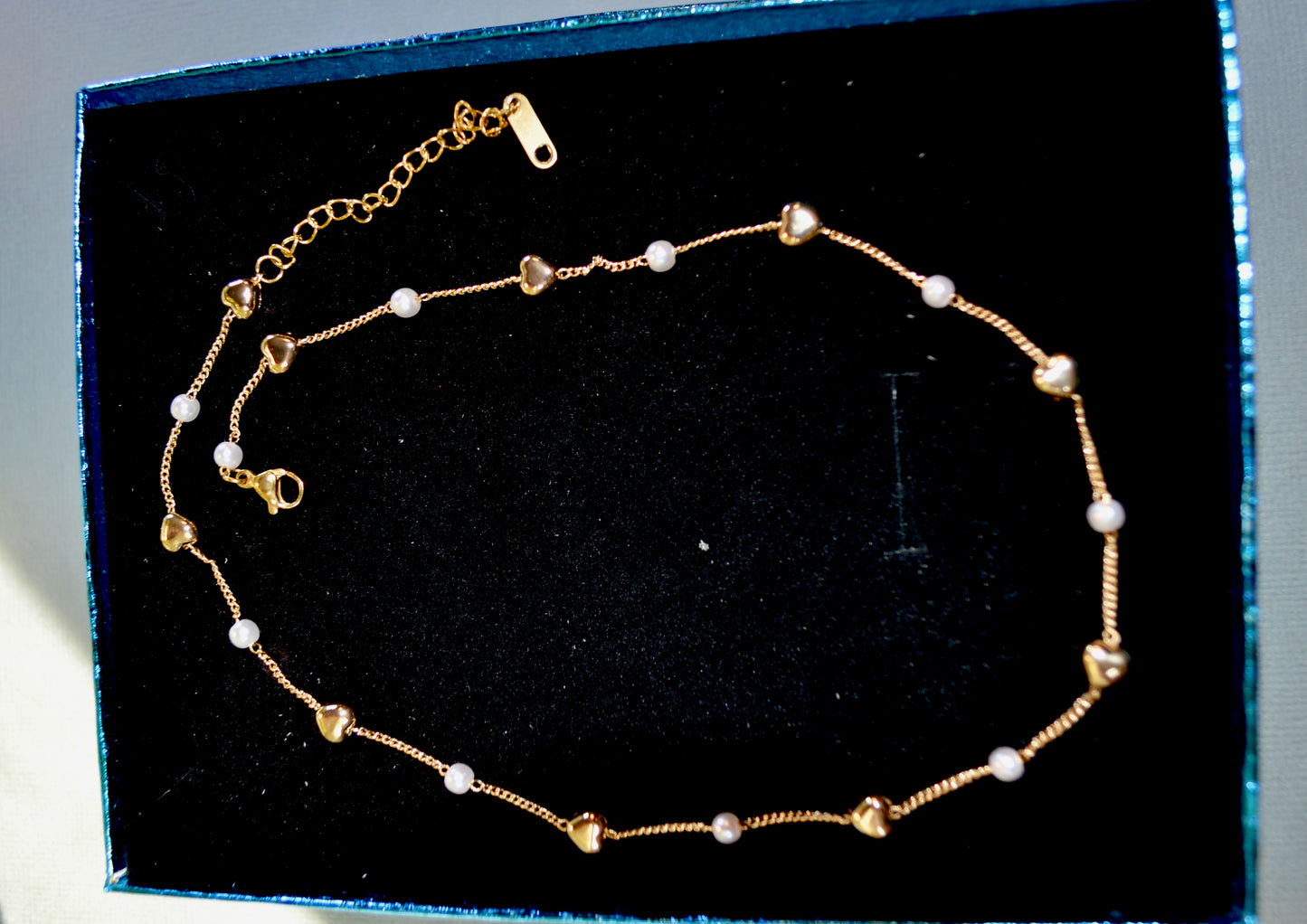 Gold Plated Necklace Set. Adjustable Length