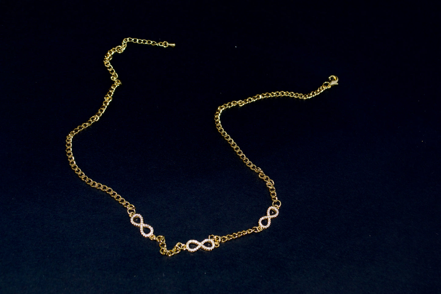 Gold-plated necklace, Soda Pop Tab opener. Adjustable Length 42-46 cm, CZ Micro Pave, Perfect for Layering, Gift Idea for her, mom, women.