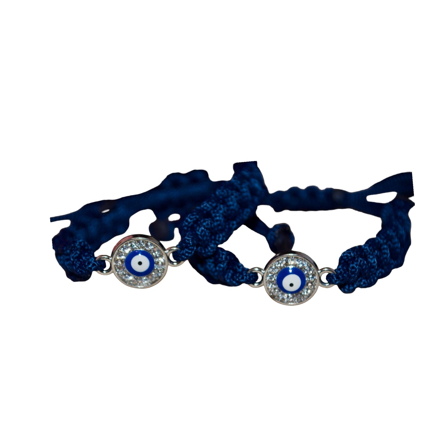 Evil Eye Bracelets. Set of 2 Coordinating Couple Adjustable Jewelry. Friendship Meaningful Custom Gifts. Everyday gifts