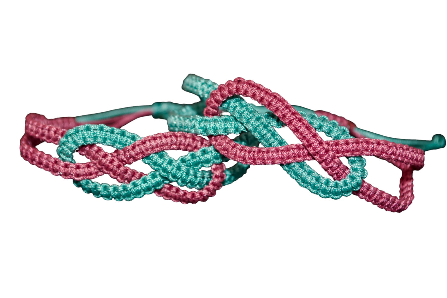 Macrame Infinity Sign Bracelets. Set of 2, Adjustable Jewelry. Friendship Meaningful Custom Gifts. Everyday gifts