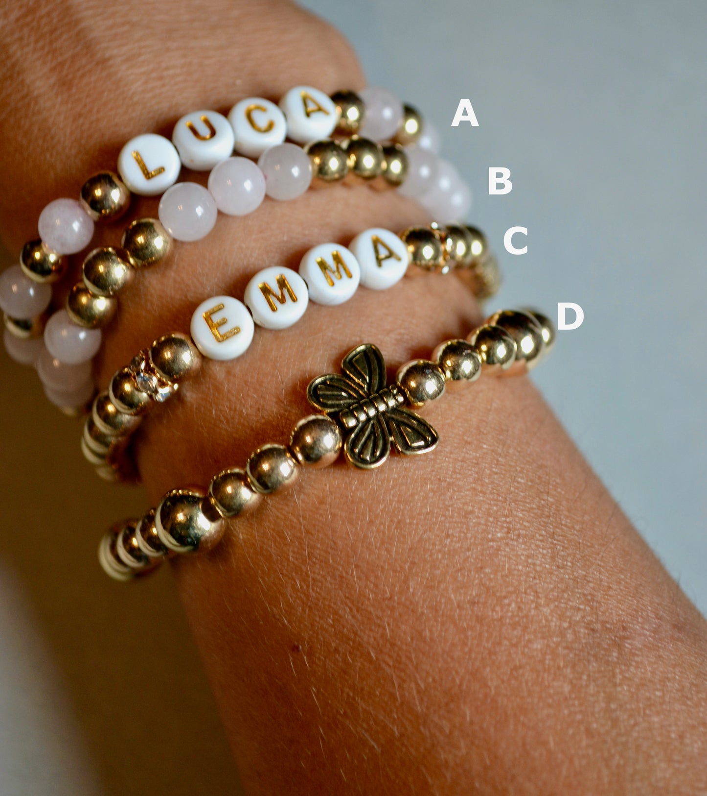 Personalized Bracelets, Custom Word, Personalized Gift