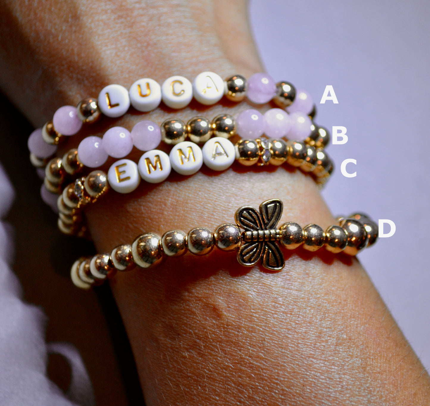 Personalized Bracelets, Custom Word, Personalized Gift
