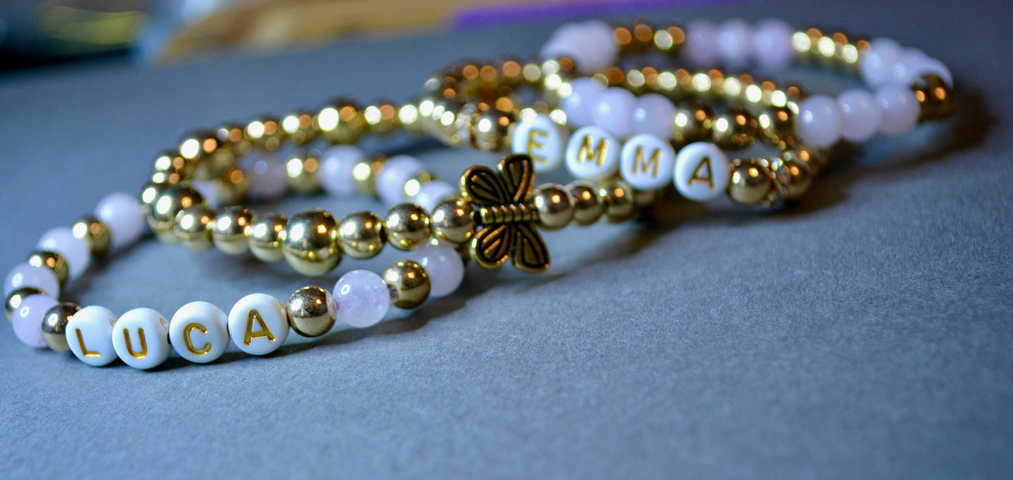 Personalized Bracelets, Custom Word, Personalized Gift