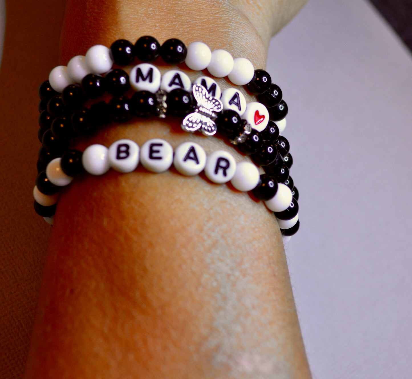 Personalized Bracelets, Custom Word, Personalized Gift