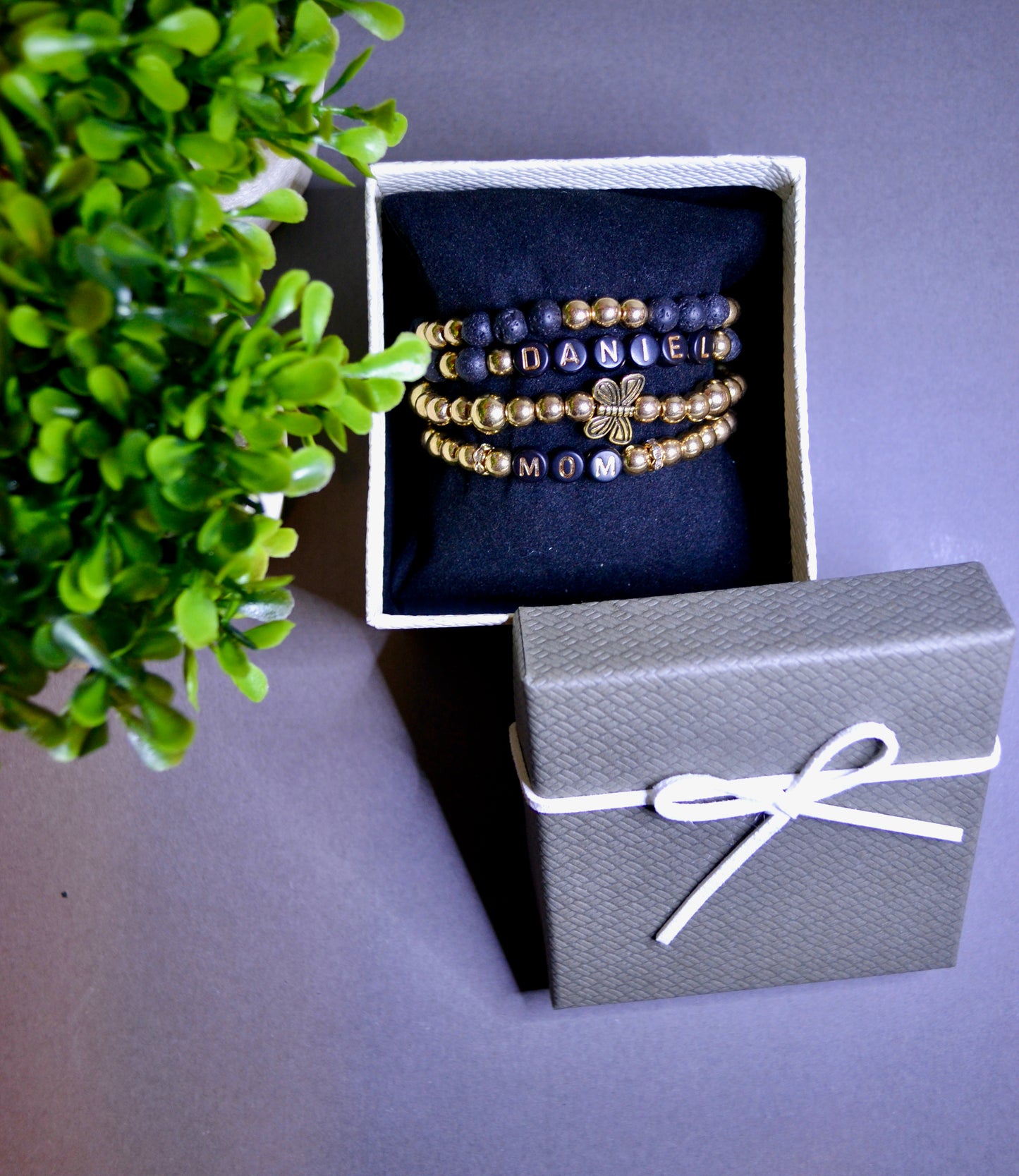 Personalized Bracelets, Custom Word, Personalized Gift