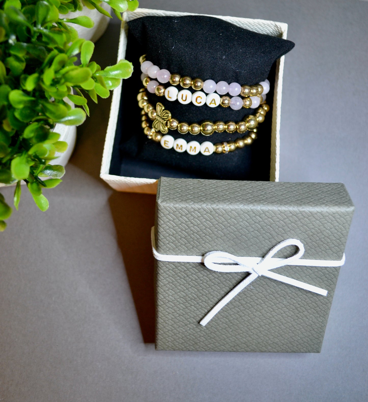 Personalized Bracelets, Custom Word, Personalized Gift