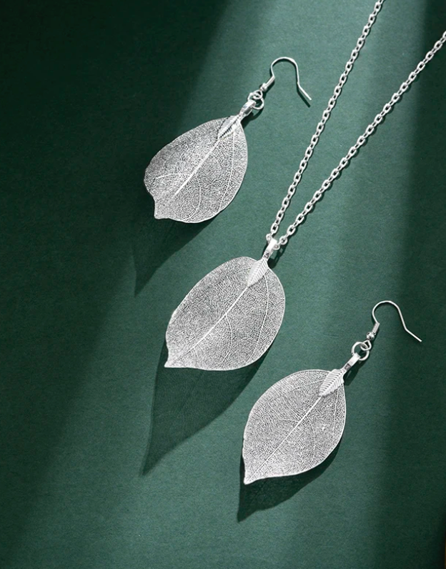 Leaf Necklace, Statement Piece, Boho Style Perfect gift for Her