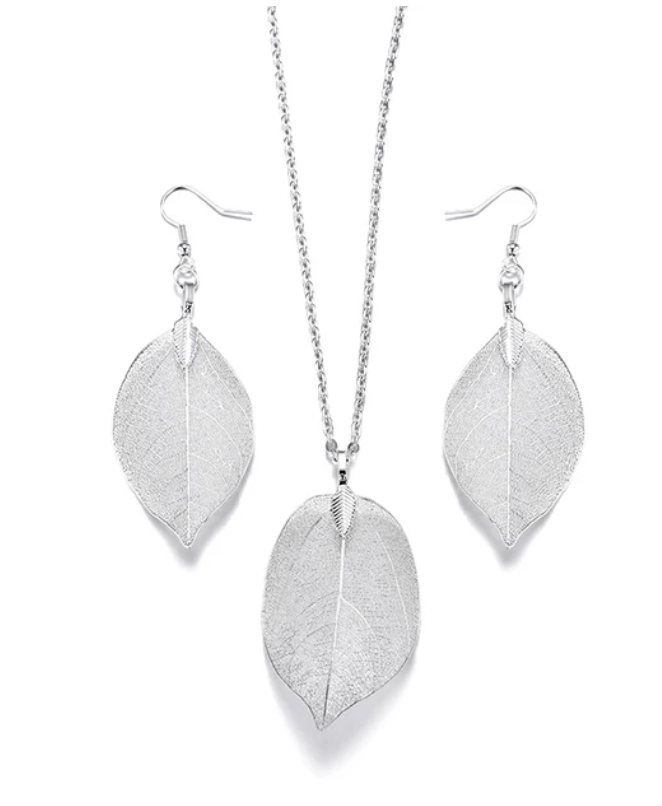 Leaf Necklace, Statement Piece, Boho Style Perfect gift for Her