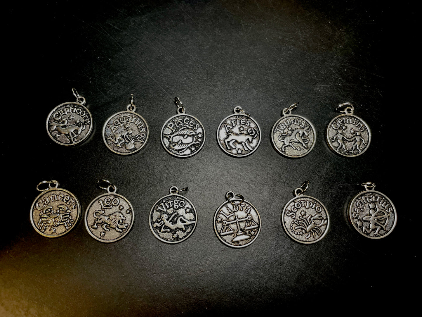 Zodiac-inspired Silver Tone Chain Bracelet with charms - Personalized and Stylish with Toggle Clasp. Great Birthday gift, by Gigi's
