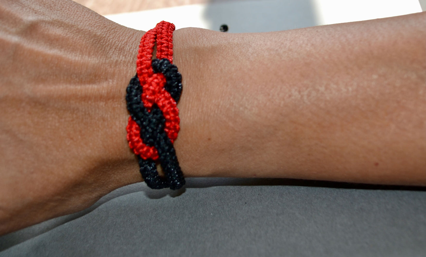 Macrame Infinity Sign Bracelets. Set of 2, Adjustable Jewelry. Friendship Meaningful Custom Gifts. Everyday gifts