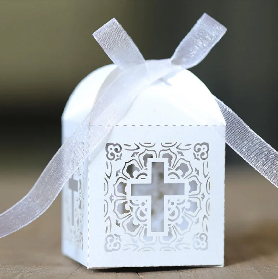 Pearl Rosaries with clasp. Small Size, Great for Baptisms, Communion, Wedding Favours. Pearl decades. Sets of 10, ships with gift box and organza bag.