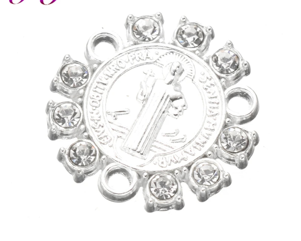 Pearl Rosaries with clasp. Small Size, Great for Baptisms, Communion, Wedding Favours. Pearl decades. Sets of 10, ships with gift box and organza bag.