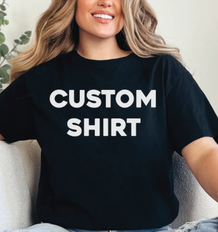Custom Personalized T-Shirt with Name or Message - Perfect Gift for Birthdays, Anniversaries, Weddings, and Special Occasions