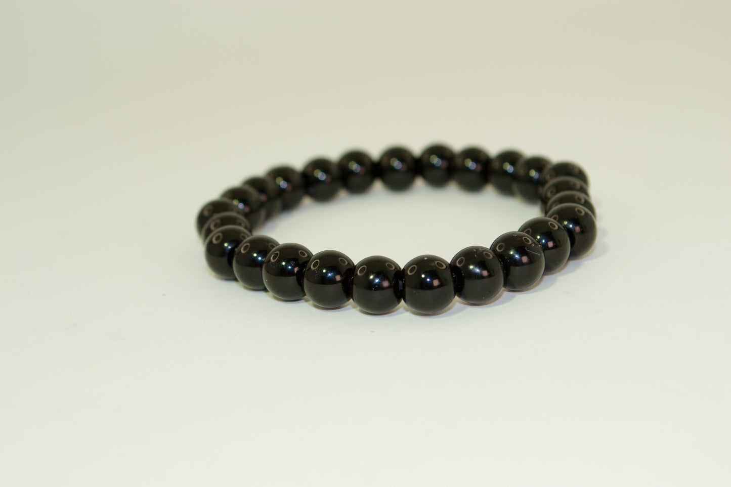 🖤☑️Pulsera de cuentas. Cristales naturales. Protección, Coraje, Energía, Pulsera con Cuentas de Piedra Natural. Ojo de Tigre, Obsidiana Negra, Roca de Lava, Hematites, 8mm. Banda elástica, Piedras preciosas - de Gigi's