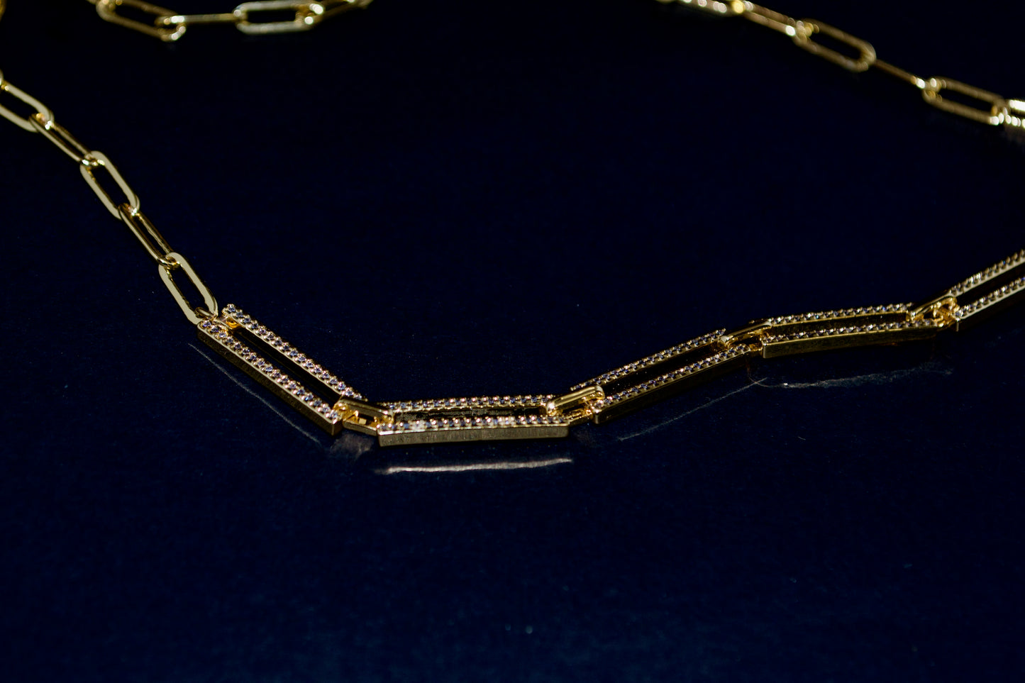 Trendy Gold Necklace. Layer-Friendly. Adjustable length