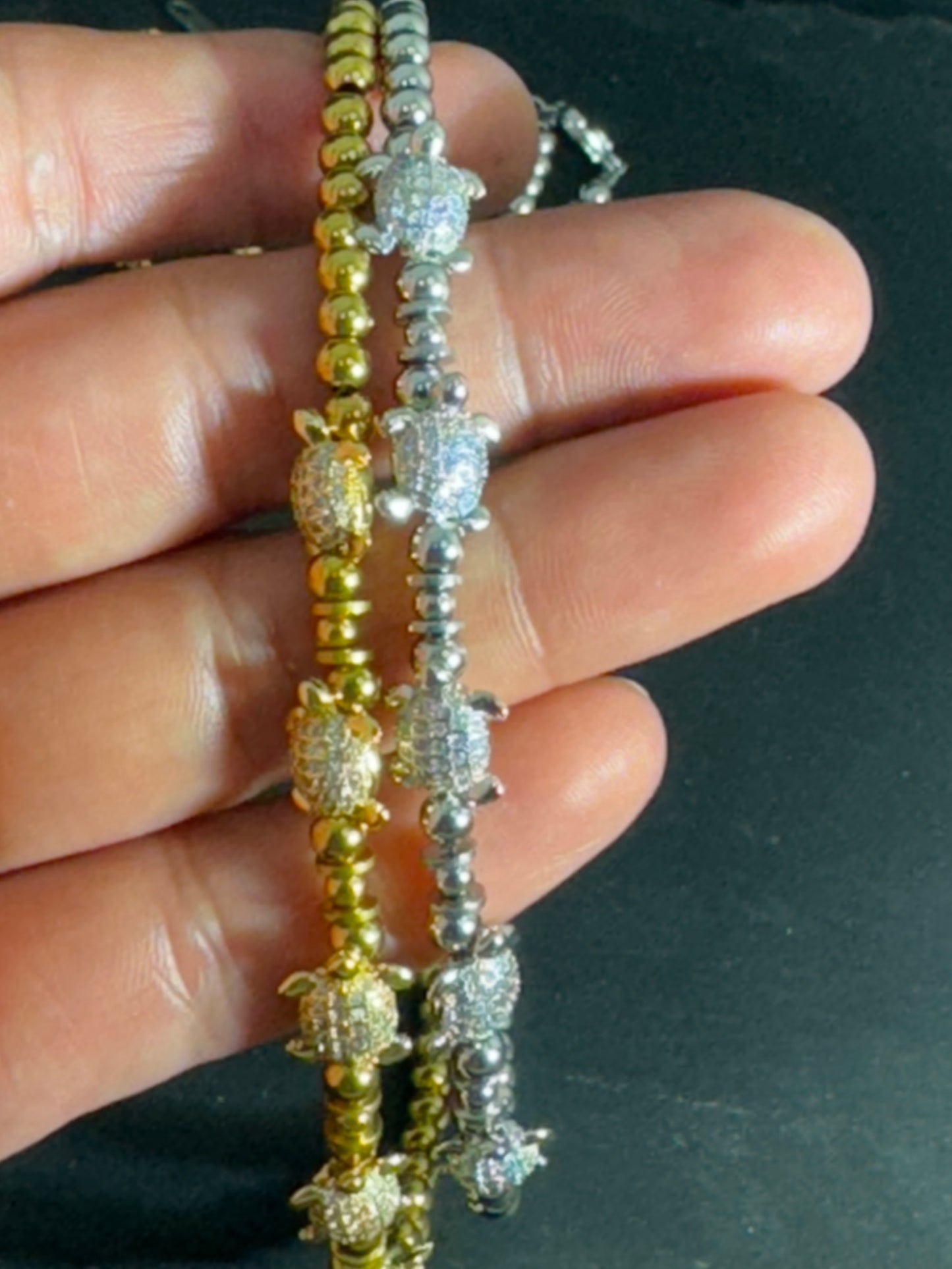 Sea Turtle Necklace with Pave Cubic Zirconia | Handcrafted High-Quality Design, Great for Layering, Gift Idea