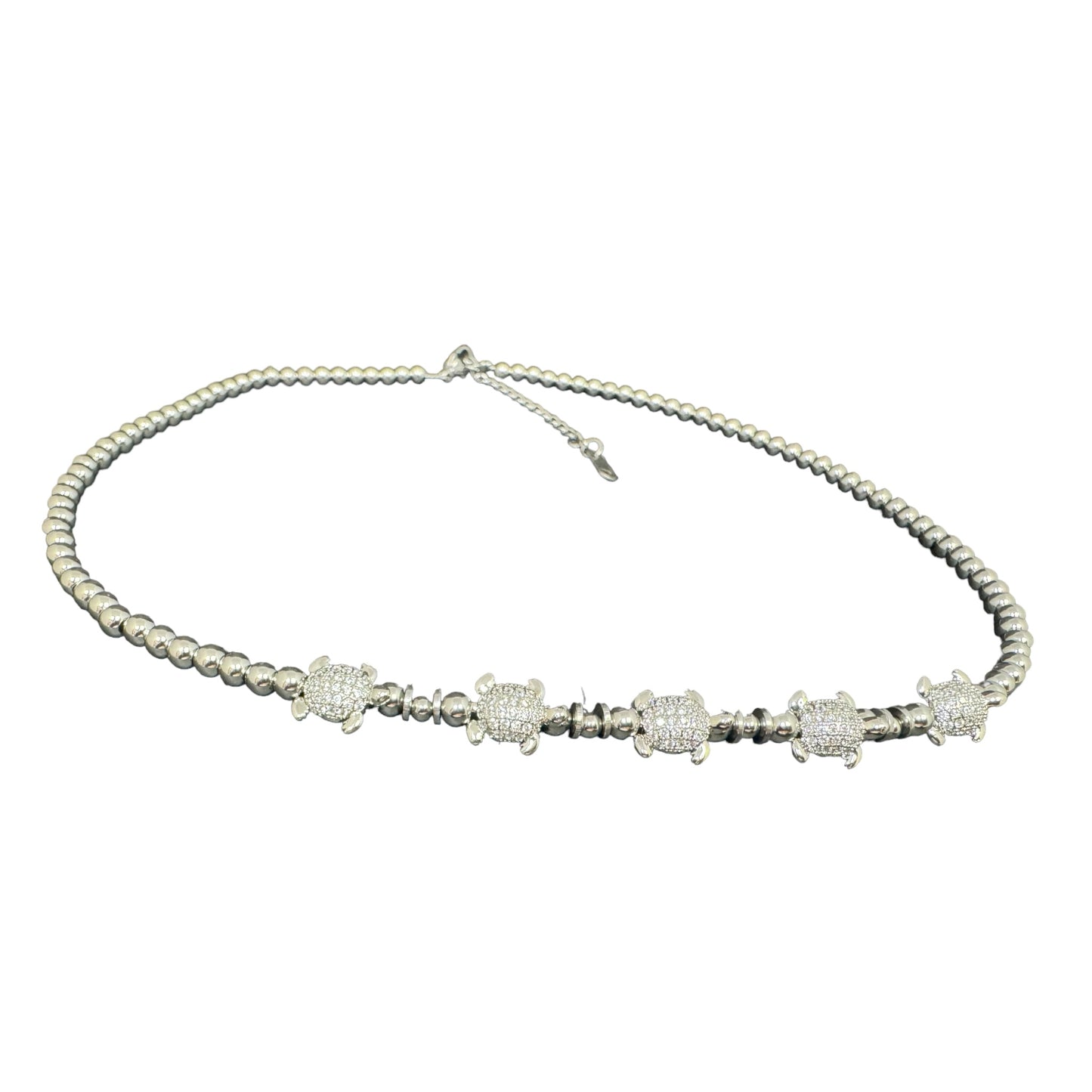 Sea Turtle Necklace with Pave Cubic Zirconia | Handcrafted High-Quality Design, Great for Layering, Gift Idea